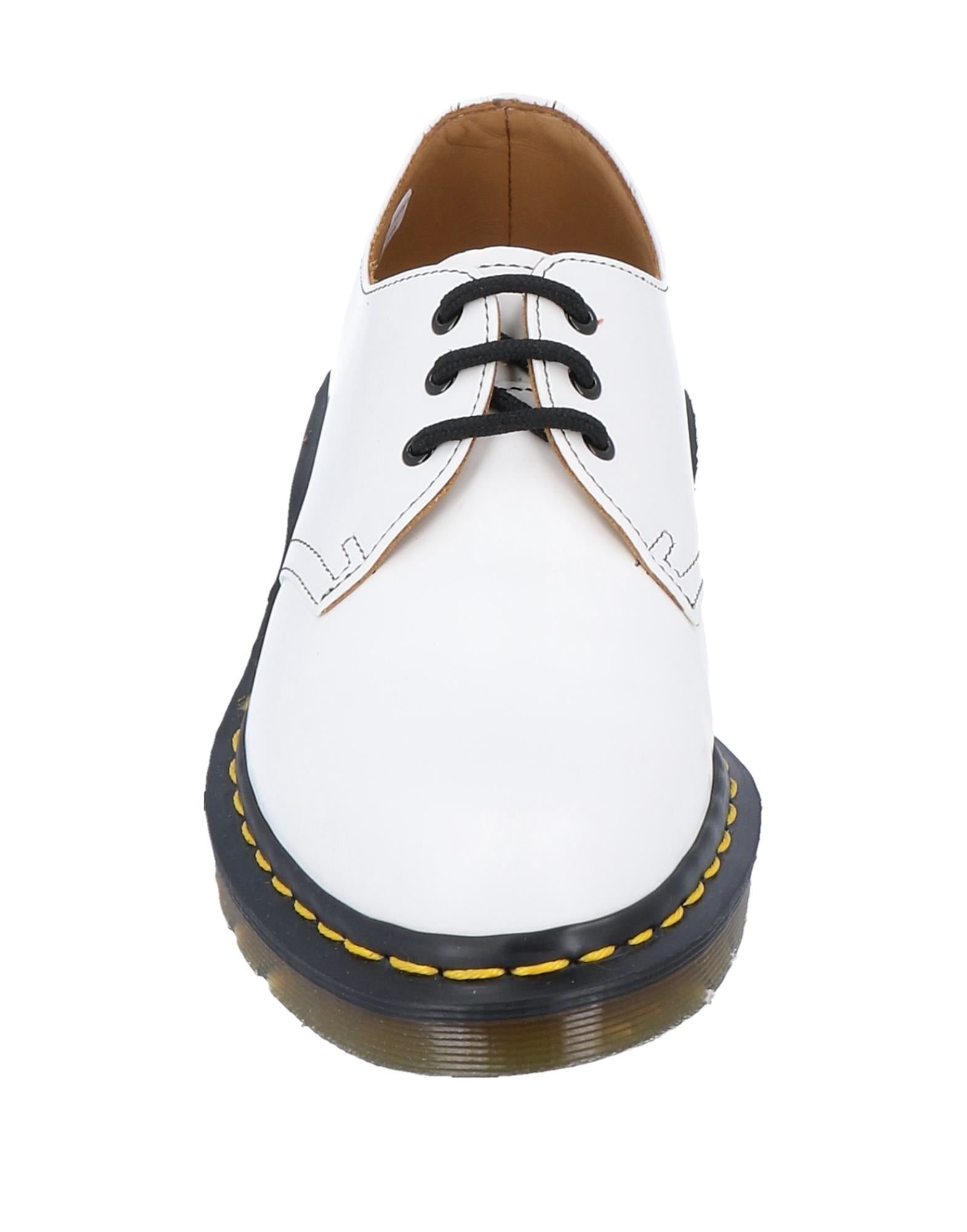 Dr.Martens ホワイトレザー レースアップシューズ YOOX Online Fashion Design Shopping