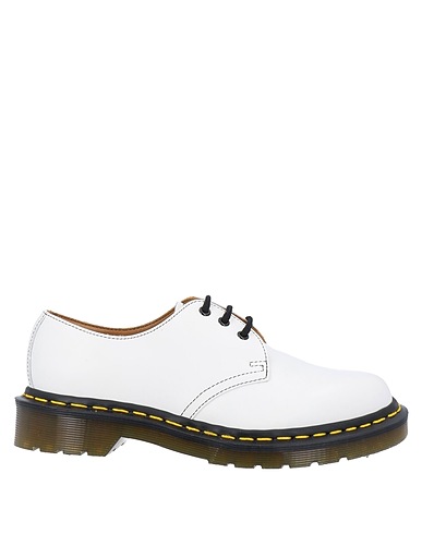 DR. MARTENS x COMME DES GARÇONS Обувь на шнуровке Белый Кожа