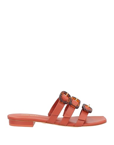 CULT GAIA Sandals Brick red Leather