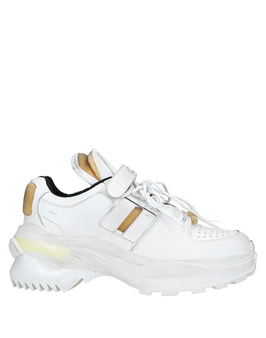 MAISON MARGIELA Sneakers White Leather, Synthetisches Material