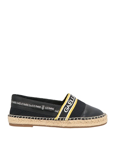GAëLLE Paris Espadrilles Schwarz Gewebefasern