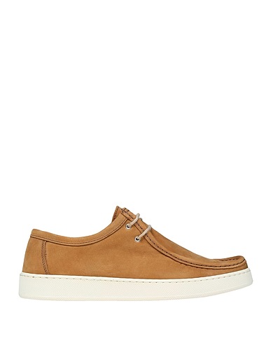 8 By YOOX NABUK LACE-UP | Camel Men‘s Loafers | YOOX