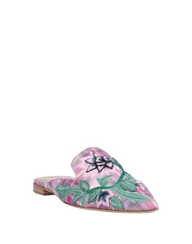 Shop Alberta Ferretti Woman Mules & Clogs Pink Size 7.5 Textile Fibers