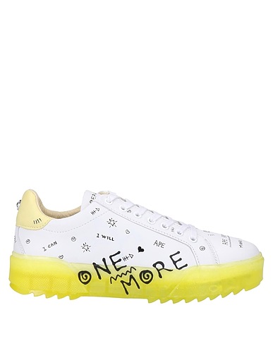 APEPAZZA Sneakers White Soft Leather