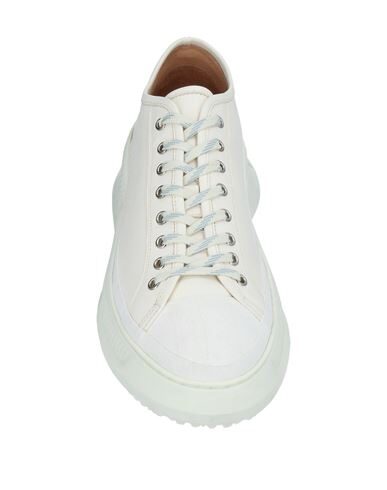 Oamc Free Solo Low-top Leather Sneakers In Ivory