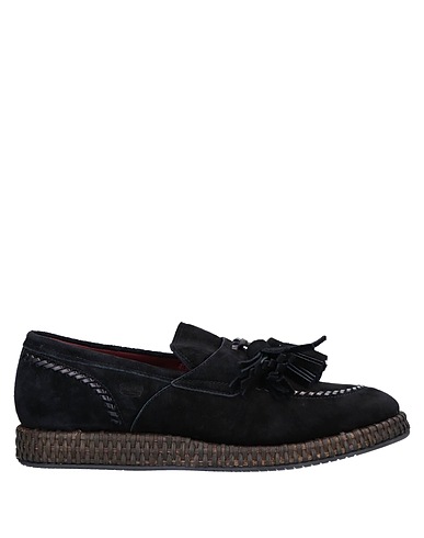 DOLCE&GABBANA Loafers Black 65% Calfskin, 35% Kangaroo skin