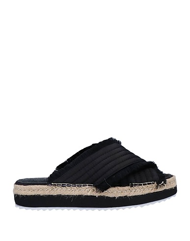 67 SIXTYSEVEN Espadrilles Black Textile fibers