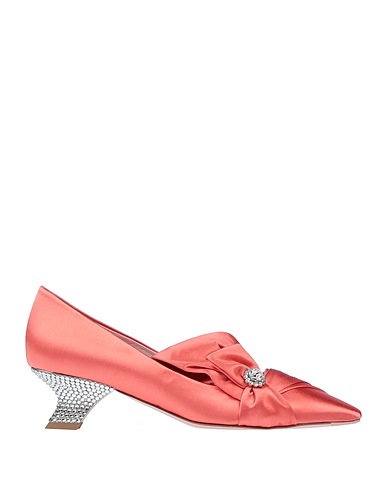 ROGER VIVIER Court Salmon pink Textile fibres