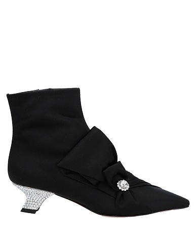 ROGER VIVIER Ankle boot Black Textile fibres