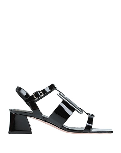 ROGER VIVIER Sandals Black Soft Leather