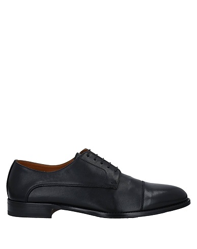DOUCAL'S Laced shoes Black Leather
