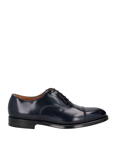 DOUCAL'S Laced shoes Midnight blue Leather