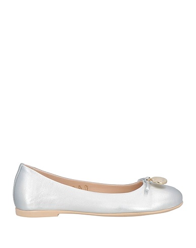 EMPORIO ARMANI Scarpe  eleganti Argento Pelle