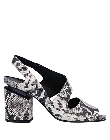 VIC MATIĒ Sandals Light grey Leather