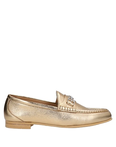BALLY Loafers Gold Sheepskin