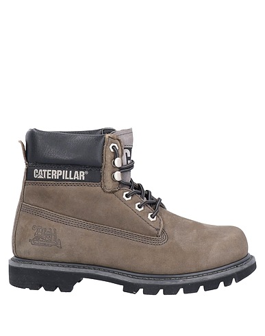CATERPILLAR Ankle boot Khaki Soft Leather