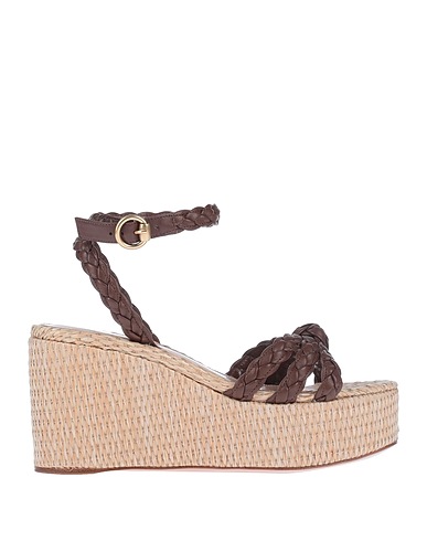 GIANVITO ROSSI Sandals Dark brown Leather