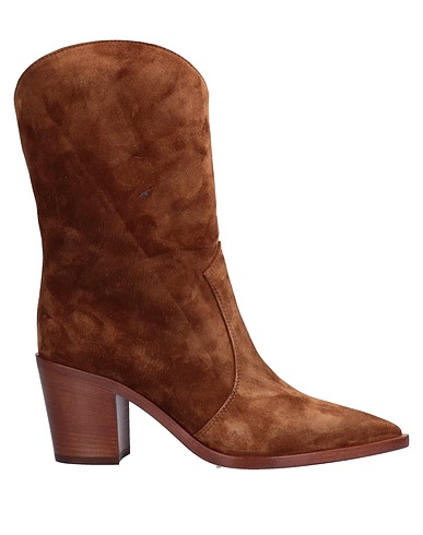 GIANVITO ROSSI Ankle boot Camel Leather