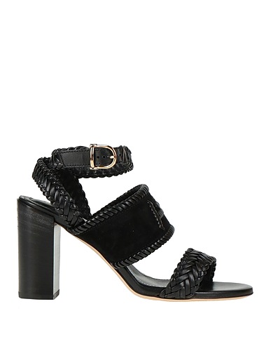 TOD'S Sandals Black Leather