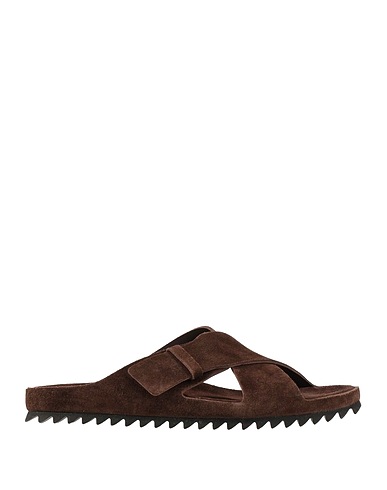 OFFICINE CREATIVE ITALIA Sandals Chocolate brown Soft Leather