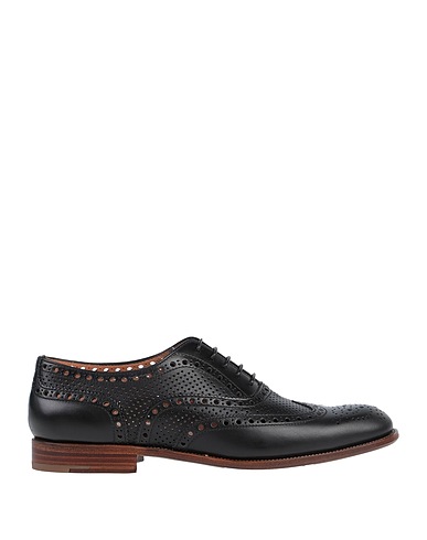 CHURCH'S Laced shoes Black Soft Leather
