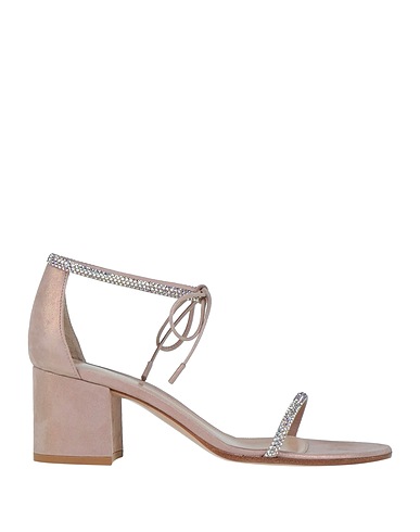 GIANVITO ROSSI Sandals Taupe Leather