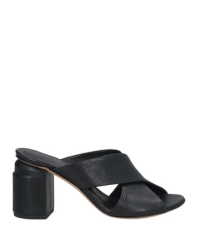 OFFICINE CREATIVE ITALIA Sandals Black Leather