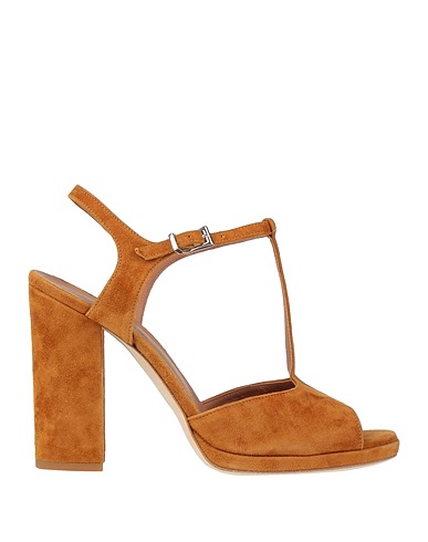 GUGLIELMO ROTTA Sandals Camel Leather