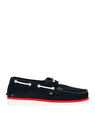 WOOLRICH Mocassino Blu notte Pelle