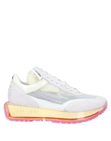 RBRSL RUBBER SOUL Sneakers Light grey Leather, Textile fibres