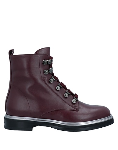 LE SILLA Ankle boot Burgundy Leather