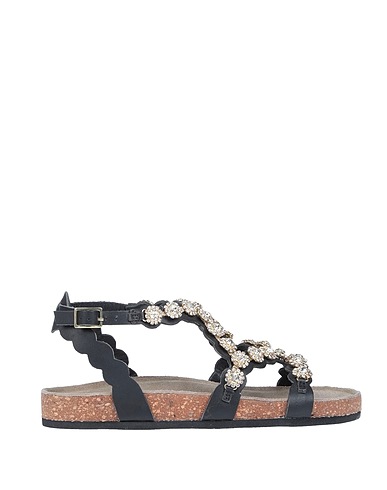 STRATEGIA Sandals Black Leather
