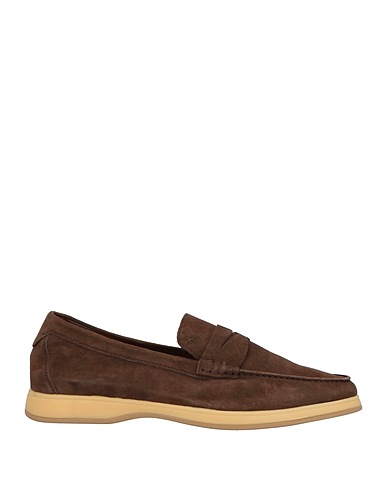 ANDREA VENTURA FIRENZE Loafers Dark brown Soft Leather