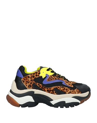 ASH Sneakers Black Soft Leather, Textile fibres