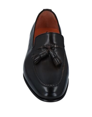 Santoni Loafers In Dark Brown