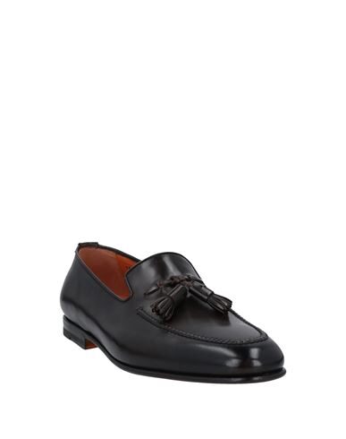 Santoni Loafers In Dark Brown