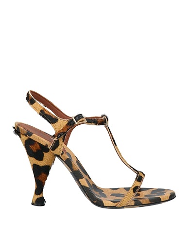 L' AUTRE CHOSE Sandals Camel Leather