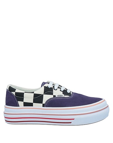VANS Sneakers Violet Cuir, Fibres textiles