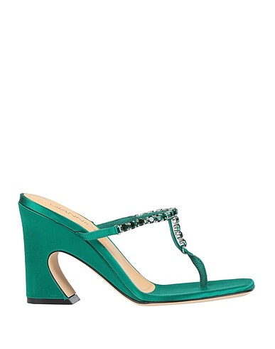 GIANNICO Infradito Verde smeraldo Fibre tessili