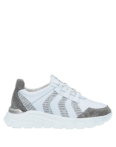TOSCA BLU Sneakers White Leather, Textile fibres