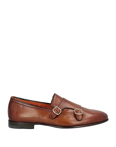 SANTONI Мокасины Жёлто-коричневый Кожа