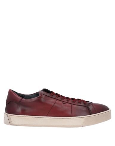 Santoni Sneakers In Brick Red