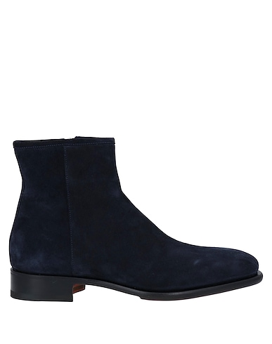 SANTONI Ankle boot Midnight blue Leather