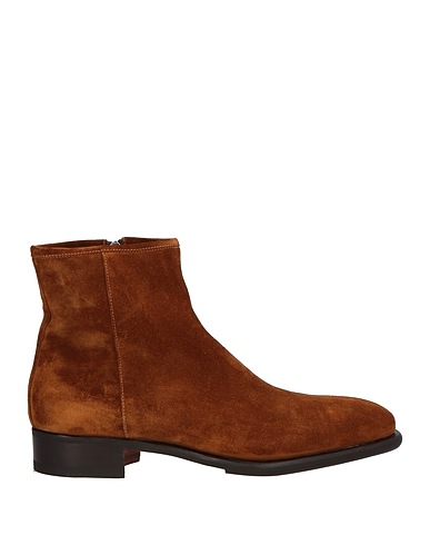 SANTONI Ankle boot Tan Leather