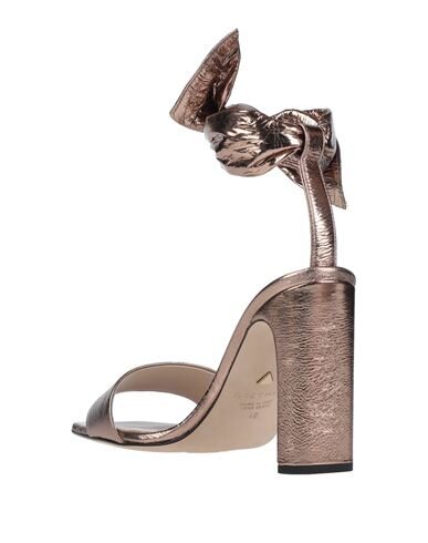 GREYMER GREY MER WOMAN SANDALS BRONZE SIZE 8 LEATHER