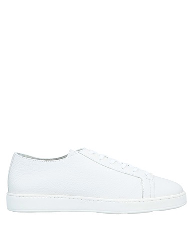SANTONI Sneakers White Soft Leather