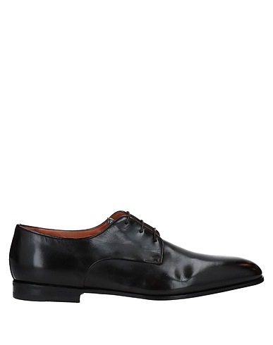 SANTONI Stringate GOODYEAR Nero Pelle