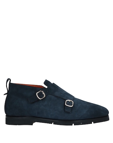 SANTONI Loafers Midnight blue Leather