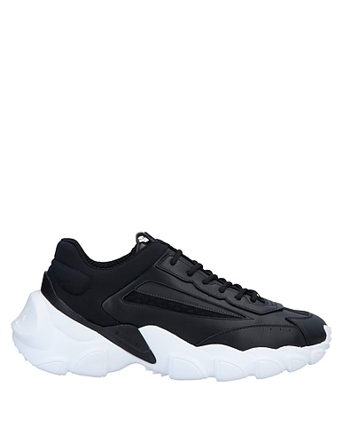 FILA Sneakers Black Leather, Textile fibres