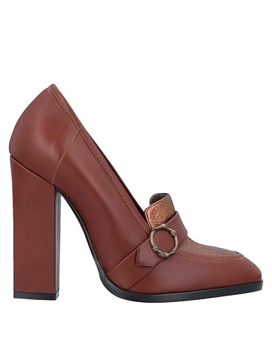 TRUSSARDI Loafers Brown Leather